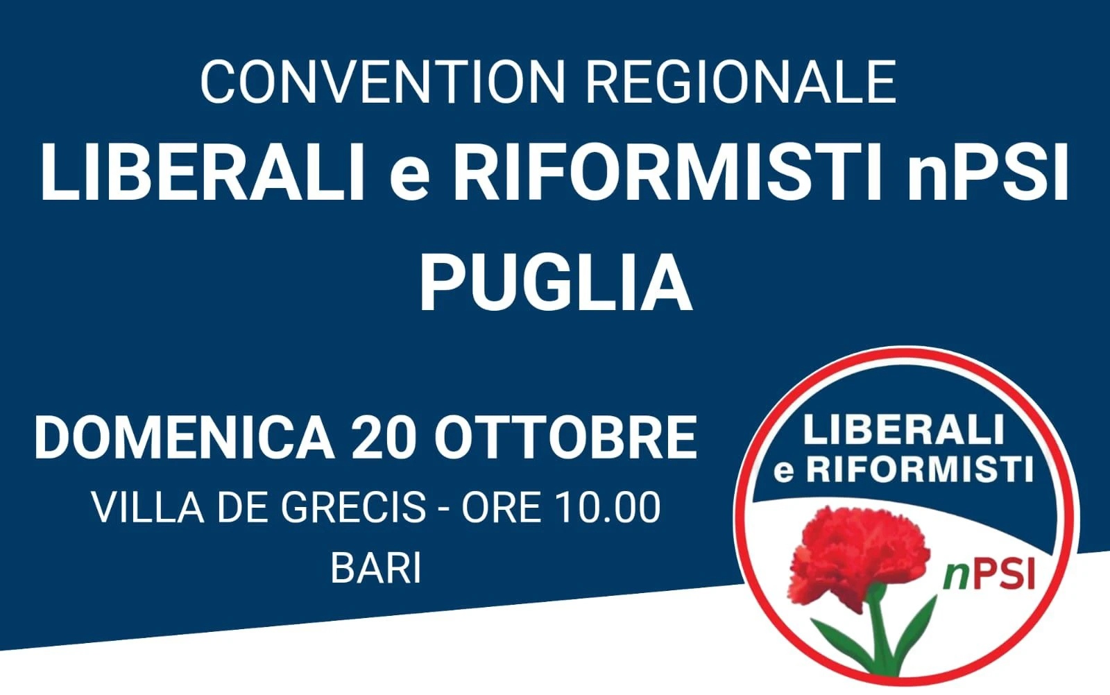 Convention regionale Nuovo PSI Puglia