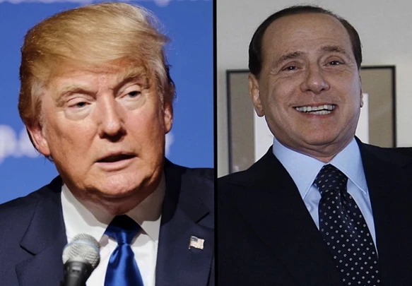 Donald Trump e Silvio Berlusconi