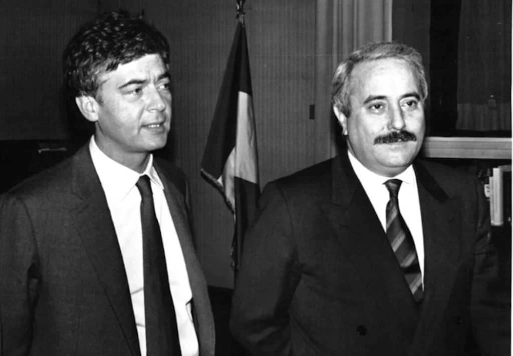 Giovanni Falcone e Claudio Martelli